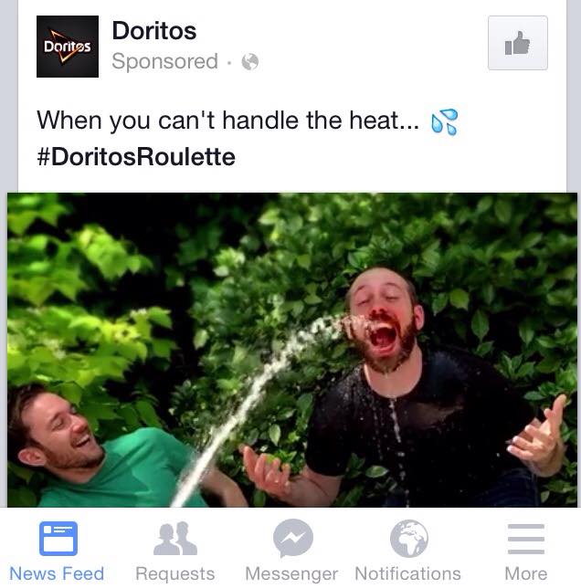 Doritos Facebook Advert