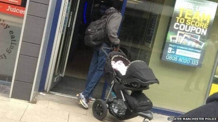 Manchester man tries to sell baby in street