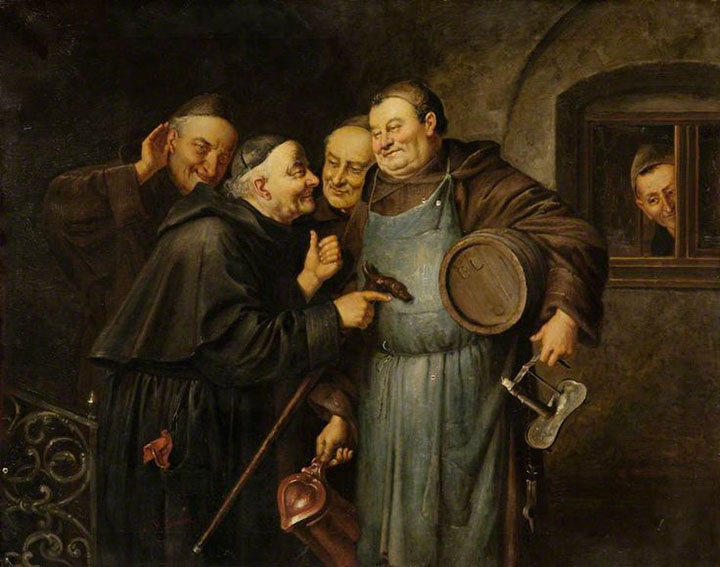 Monks with beer