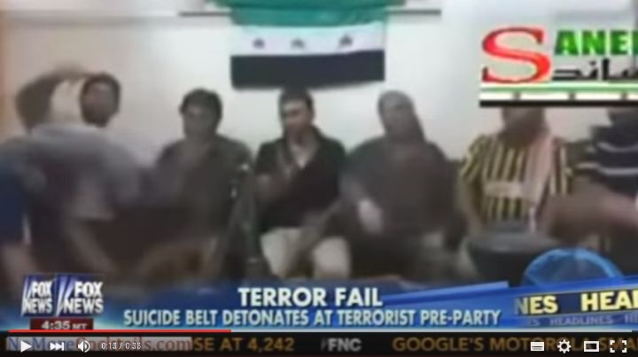 Terrorist suicide belt accidentally detonates during sing along