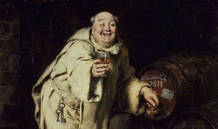 13 historical paintings of monks getting wrecked on booze