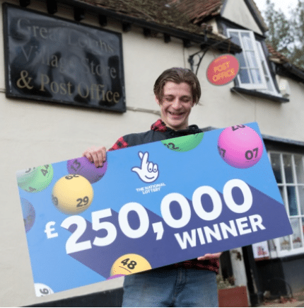 Digger driver scoops £250,000 on National Lottery scratchcard