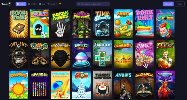 Fruity king casino review 2 Fruity king casino review lobby