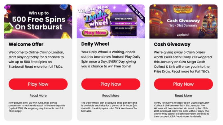 Online casino london review 6 Online casino london bonus offers including welcome offer