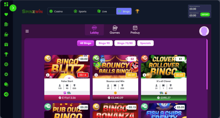 Spinzwin bingo review 2 Spinzwin bingo review