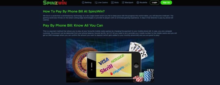 Pay by phone slots: the future of mobile gaming? 25 Introducing pay-by-phone at spinzwin